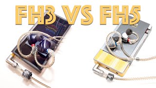 FiiO FH3 vs FH5 in-ear monitors