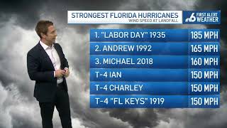 Ranking Florida's Strongest Hurricanes After Ian's Destruction