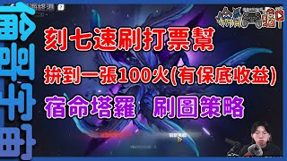 【火炬之光】刻七打票幫，撕到一張就是100火(時價)，有保底收益【倫哥宇宙】【ss7宿命塔羅】