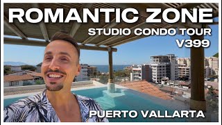 Tour this Spacious Studio Condo in the heart of Puerto Vallarta’s Romantic Zone | $350K | V399