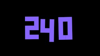 240 Seconds Physics Timer
