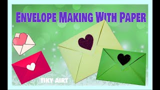 How to Make a Envelope Making With Paper at Home in sinhala and english ලස්සන ලියුම් කවරයක් හදමූ