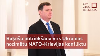 Latvijas vēstnieks: Ideja par raķešu notriekšanu virs Ukrainas nozīmētu NATO-Krievijas konfliktu