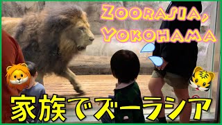 家族で動物園（よこはま動物園ズーラシア）🦁