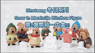 Dinotaeng｜다이노탱  Snow in Marshville冬季棉花糖村盲盒 第2彈開箱