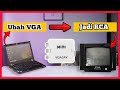 Sambung PC atau Laptop jadul ke monitor TV RCA | Review Converter box mini VGA ke RCA