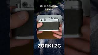 Rangefinder camera 35mm Zorki 2c #filmphotography #filmcamera #analogphotography #retrocameras #ussr