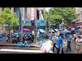 【4k】广州巴士观街景，惠福西路，人民中路，人民南路，西堤二马路，六二三路（粤语 guangzhou bus tour