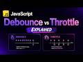 Debounce vs Throttle in JavaScript (Explained with Real Examples)