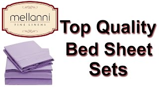 Mellanni Tiffany Blue Bed Sheets | Blue Bed Set