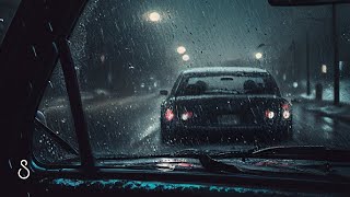 Rain on Car Window | 12 Hours | Black Screen | Sleep In Series