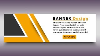 Banner Photoshop Tutorial Web Banner Design In Hindi Urdu