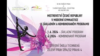 Mistrovství ČR v moderní gymnastice 2.6.2024.