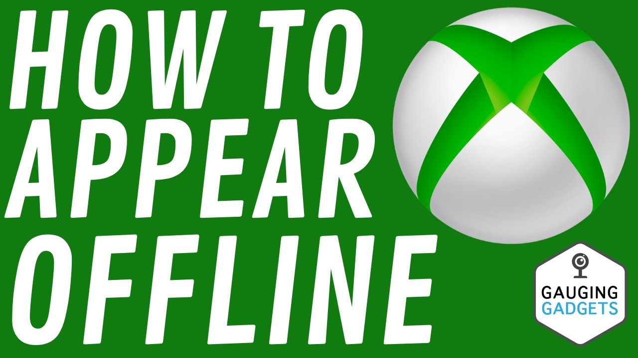 How To Appear Offline On Xbox One - YouTube