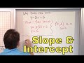 05 - The Slope Intercept Equation of a Line, Part 1 (Slope Formula, Y-Intercept & More)