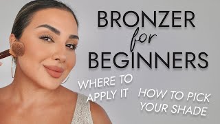 HOW TO USE BRONZER FOR BEGINNERS | NINA UBHI