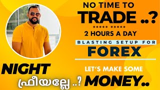 NO TIME TO WATCH MARKET...?  TRADE ONLY 2 HOURS IN A DAY... BLASTING STRATEGY FOR FOREX...