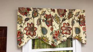 Celine Lined Scalloped Valance