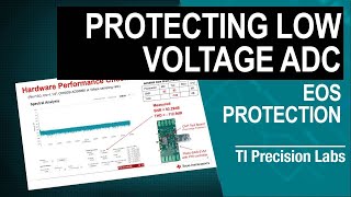 Protecting low voltage ADC from high voltage amp