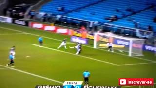 Grêmio 1 x 0 Figueirense - gol - Brasileirão 2015