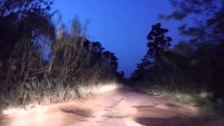 Togo Route Aklowa Badou de nuit,  Gopro / Togo Road Aklowa to Badou by night, Gopro