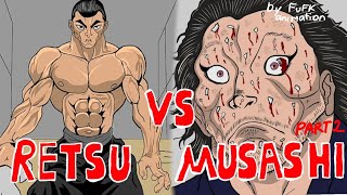 Mysashi Miyamoto vs Retsy Kaioh Part2 Мусаши против Рецу