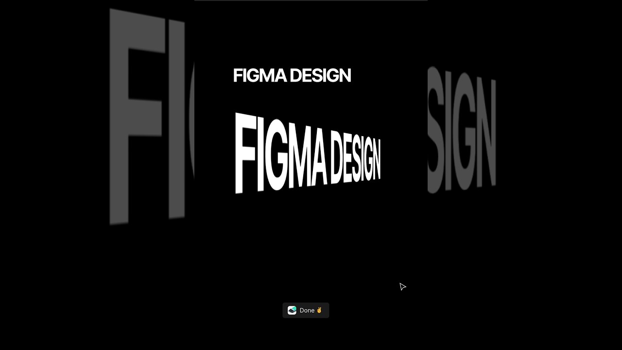 PERSPECTIVE Text In Figma | How To Create Perspective Text - YouTube