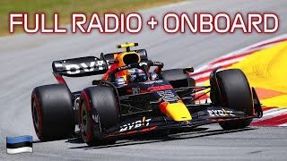 Juri Vips Red Bull Barcelona FP1 Full Radio & Onboard | F1 Debut