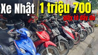 Xe Nhật 1tr7 Hayate 3tr399 Future Nhật 8tr5 Wave100 6tr5 Vespa 6tr4 ở xe máy cũ Tiến Đạt Sài Gòn