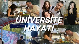 İZMİRDE ÜNİVERSİTE OKUMAK! I Ege Üniversitesi, Yaz okulu, Benimle bir gün vlog #univlog