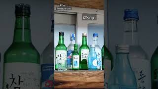 Soju bottles in Korean restaurants | old place for locals