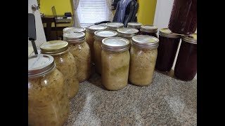 Homemade Sauerkraut (Kapusta Kiszone) pt 2/2 Jarring the Kraut