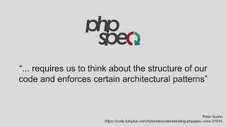 How PhpSpec changed the way I think about code - Naomi Gotts - PHPSW: PHPSpec, August 2020