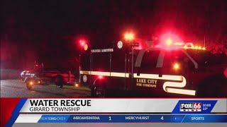 PA State Police, fire crews repel down to save man from Elk Creek