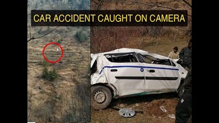 Car Falling Down Hill in Kullu Caught on Camera