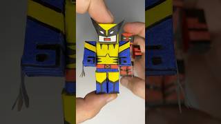 DIY WOLVERINE 😍🔥 #marvel #wolverine #diy #minecraft