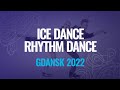 DOVHAL / KULESZA (POL) | Ice Dance Rhythm Dance | Gdansk 2022 | #JGPFigure