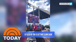College grads get surprise gift from philanthropist: $1,000 in cash!