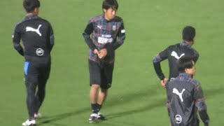 試合前の練習登場シーン中村憲剛に密着2020/10/10 川崎フロンターレーベガルタ仙台 等々力競技場