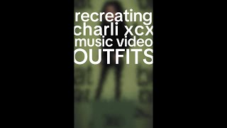 RECREATING Charli XCX music video OUTFITS 🟩 #dti #dresstoimpress #brat #charlixcx