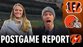 Postgame Report: Bengals Keep Playoff HOPES Alive, Beat Browns 24-6