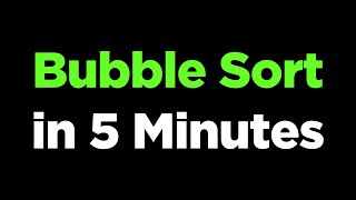 Bubble Sort in 5 Minutes! Learn the Basics, Visualization, and Code Implementation in Python!