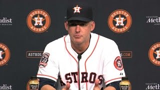 DET@HOU: Hinch discusses bullpen and offense in win