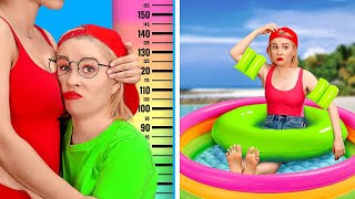 TALL AND SHORT PEOPLE HACKS || Funny Situations And Relatable Moments by 123 GO!