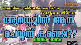 വെന്നിമലശ്രീധർമ്മശാസ്തക്ഷേത്രത്തിൽ നടന്നവിനായകചതുർത്ഥി ആനയൂട്ട് വിശേഷങ്ങൾ#vennimala,#puthuppally