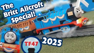 TF47 Britt Allcroft Memorial Train Custom! 2025 Britt Allcroft Thomas Tribute Model For Adults.