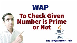Prime number program in java | java interview question | coding round question