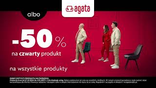 AGATA - 50% rabatu na czwarty produkt albo 40% na trzeci albo 20% na drugi.