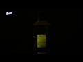 Solar Powered Lantern with Candle - B&M Stores