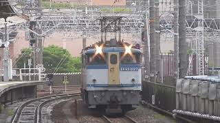 おひさしぶりですEF65 2127 3071レ代走浜松駅通過